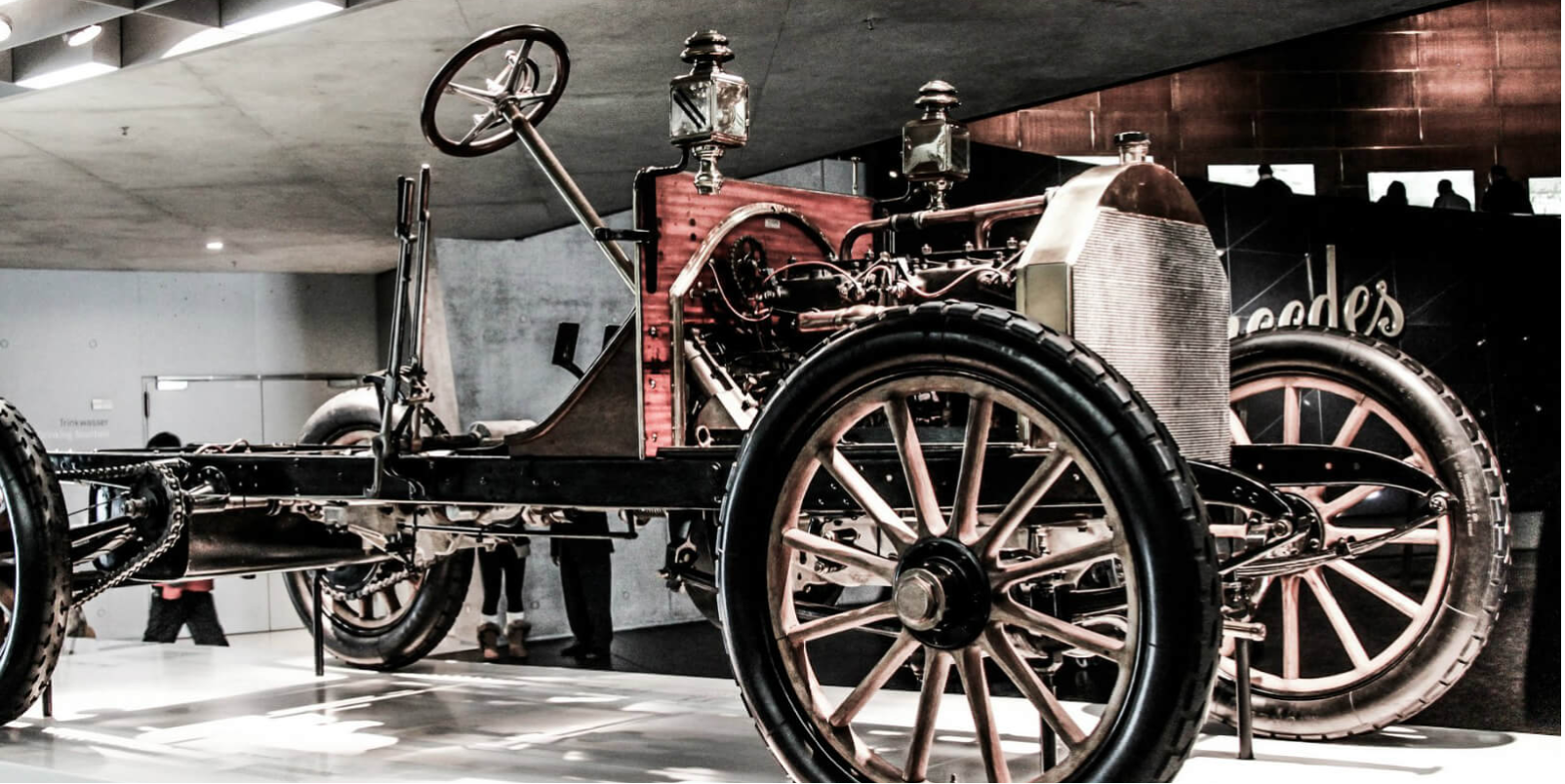 Voiture au musée Mercedes-Benz