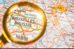 Bruxelles sur une carte