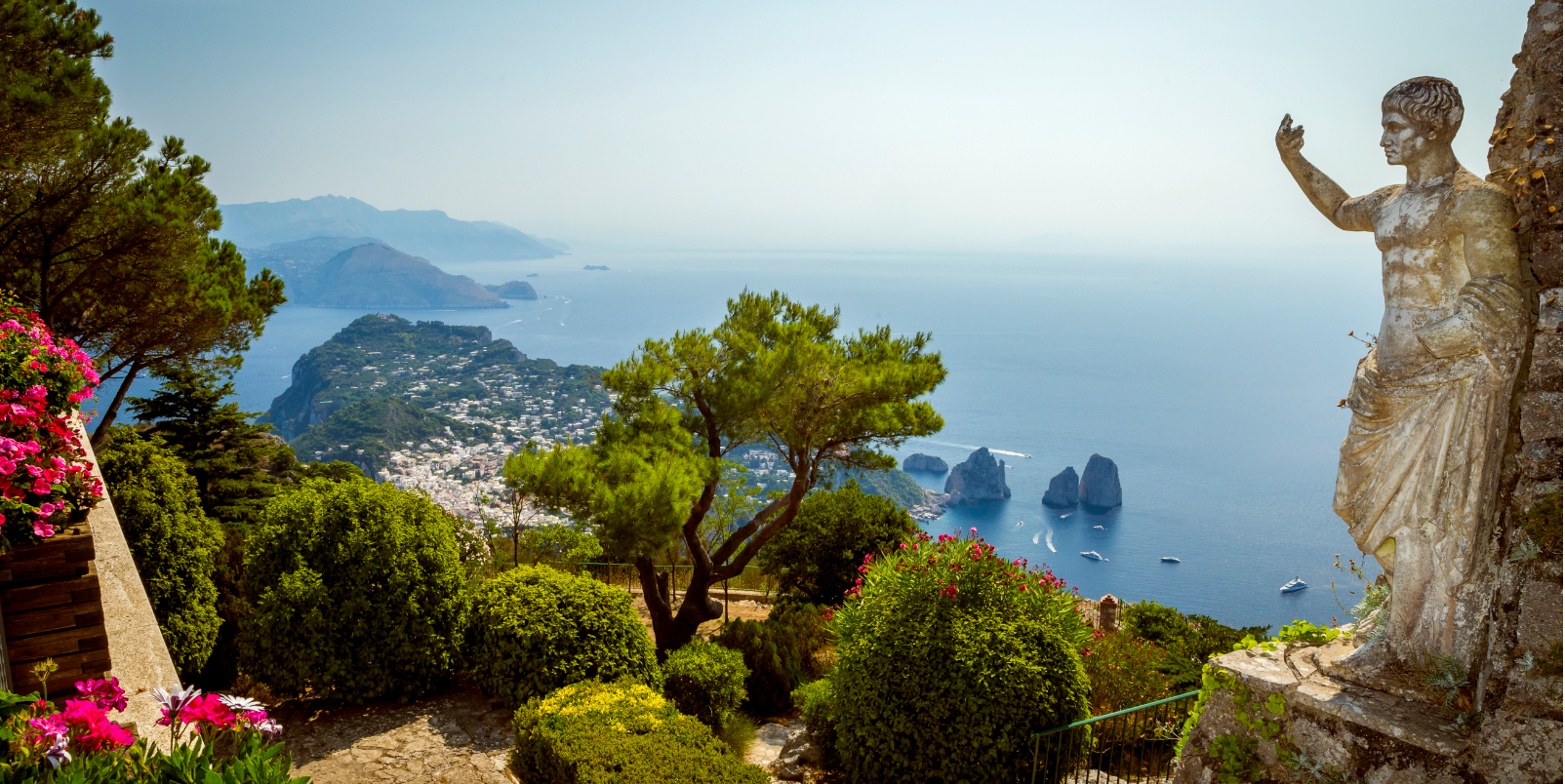 Capri depuis le Mont Solaro