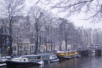 Amsterdam enneigé