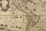 Carte du continent américain en 1740