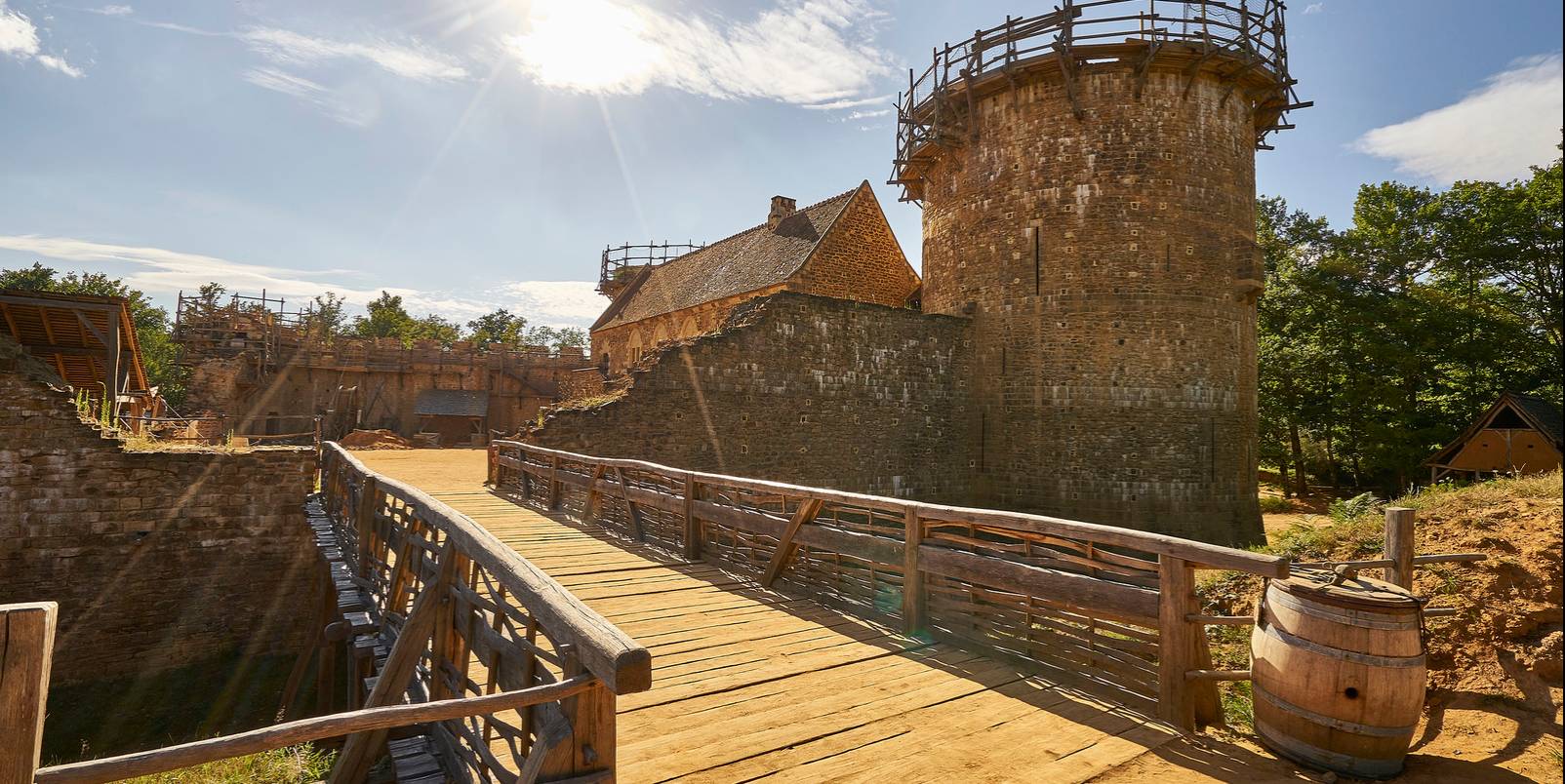 Guédelon-Saint Fargeau-Bourgogne-France