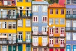 Les façades de la Ribeira à Porto