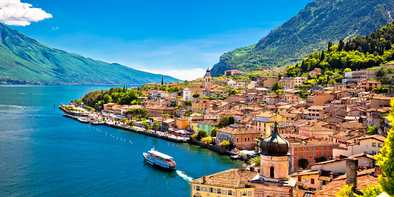 Lac de Garde - Vue depuis Limone sul Garda