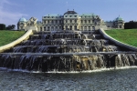 Belvedere Palace in Vienna Upper Belvedere and fountains 